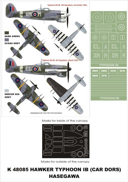 Montex K48085 Hawker TyphoonIB 1/48