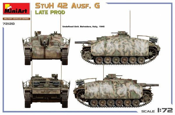 MiniArt 72120 StuH 42 Ausf. G LATE PROD. 1/72