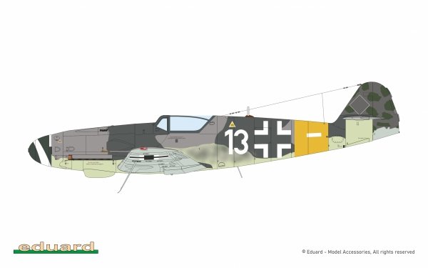 Eduard 2155 Kurfürst Dual Combo Bf 109K-4 - Limited Edition 1/72