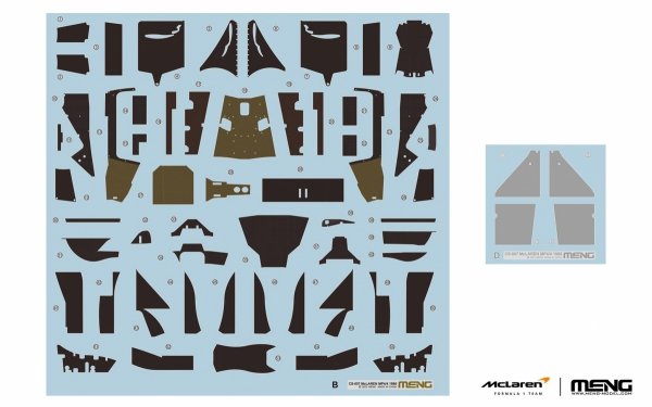 Meng Model CS-007 McLaren MP4/4 1988 1/24