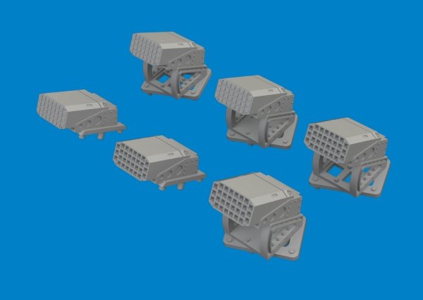 Eduard 6481119 UH-60 flare dispensers PRINT ICM 1/48