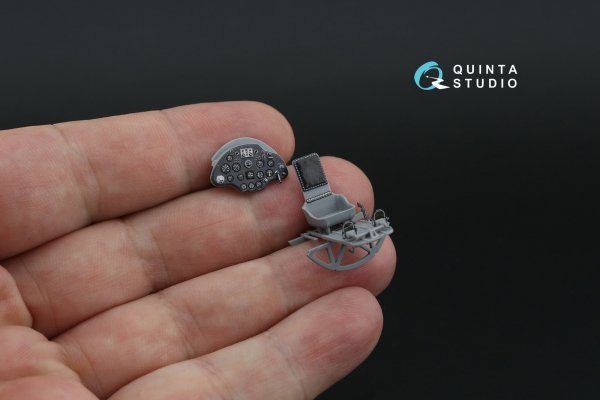 Quinta Studio QD48491 I-16 3D-Printed coloured Interior on decal paper (for Zvezda kit) 1/48