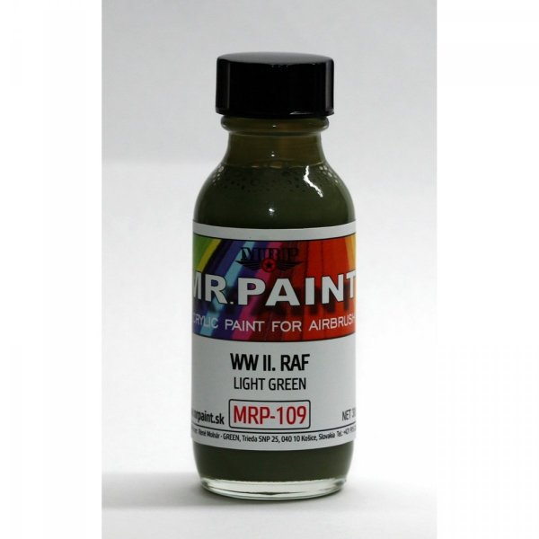 MR. Paint MRP-109 LIGHT GREEN WWII RAF 30ml 