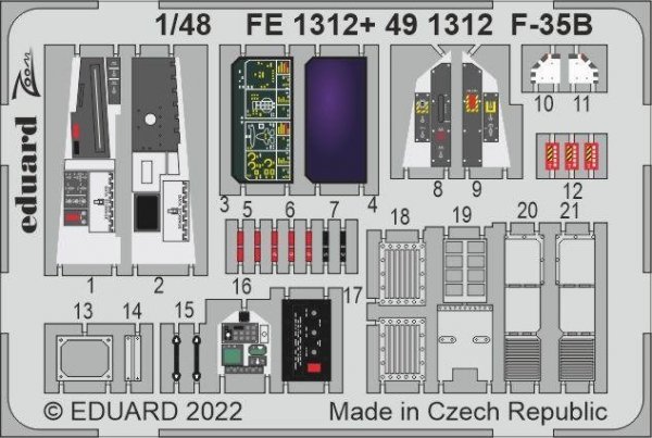 Eduard BIG49357 F-35B ITALERI 1/48