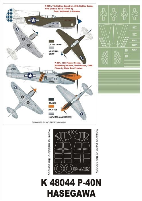 Montex K48044 P-40N 1/48