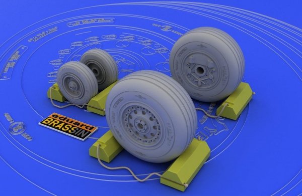 Eduard 648015 F-4J/ S wheels 1/48 (Hasegawa)