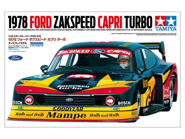 Tamiya 24376 1978 Ford Zakspeed Capri Turbo 1/24