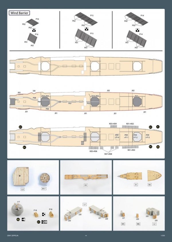 MK1 Design MD-35028 DKM Graf Zeppelin DX 1/350