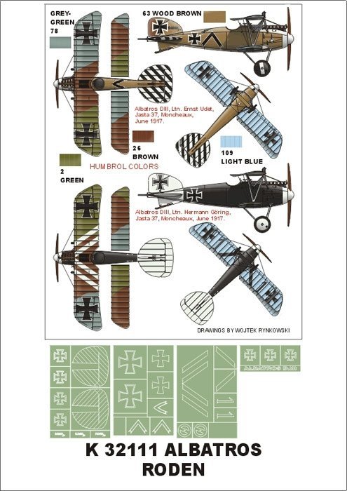 Montex K32111 ALBATROS DIII 1/32