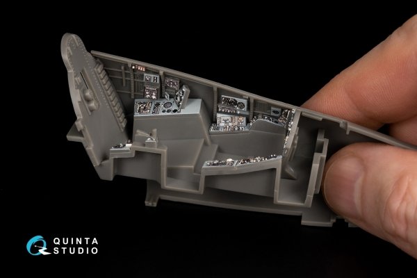 Quinta Studio QD48450 Buccaneer S.2B early 3D-Printed coloured Interior on decal paper (Airfix) 1/48