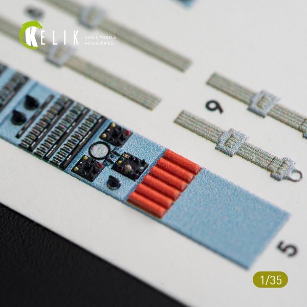 KELIK K35004 MI-4 INTERIOR 3D DECALS FOR TRUMPETER KIT 1/35