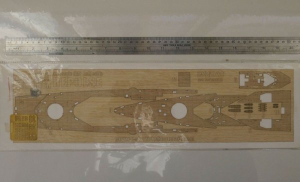 Wood Hunter W35028 Wood deck HMS Repulse for Trumpeter 1/350
