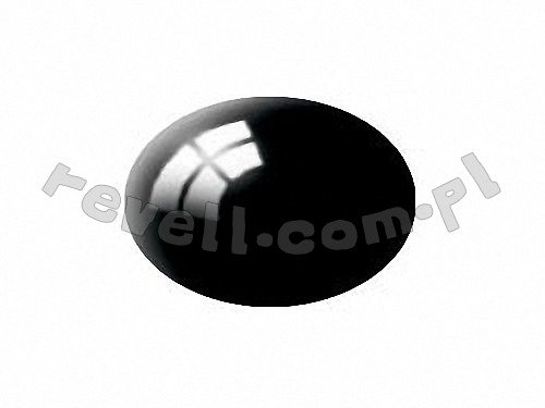 Revell 36107 Black, silk RAL 9005 Aqua Color 18 ml