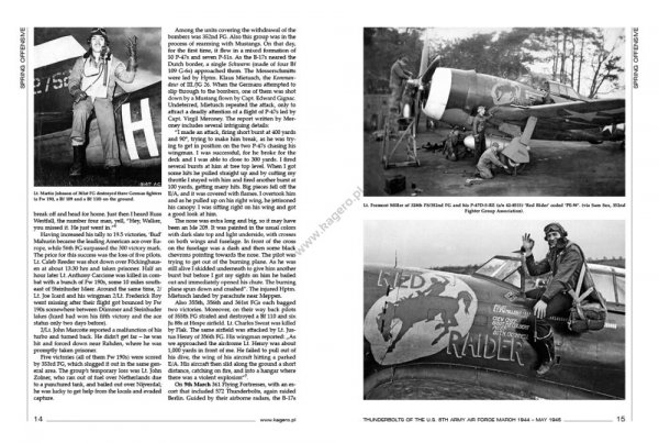 Kagero 12017 Thunderbolts of the U.S. 8th Army Air Force March 1944 – May 1945 EN
