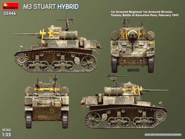 MiniArt 35446 M3 Stuart Hybrid 1/35