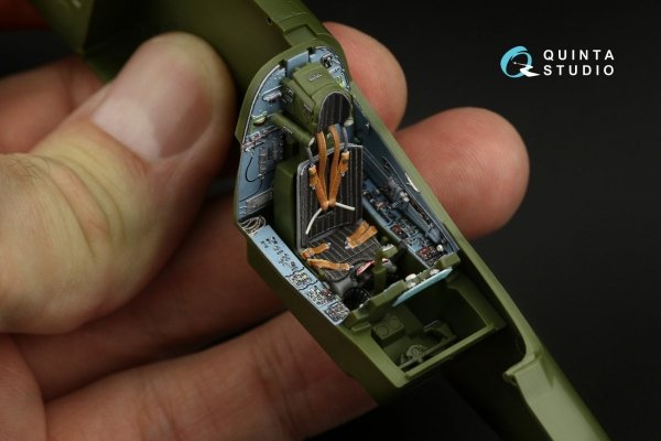 Quinta Studio QD48249 Su-25 3D-Printed &amp; coloured Interior on decal paper (Zvezda) 1/48