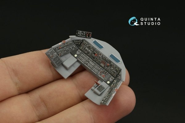 Quinta Studio QD48354 Mi-17 (Mi-8MT Export version) 3D-Printed &amp; coloured Interior on decal paper (Zvezda) 1/48