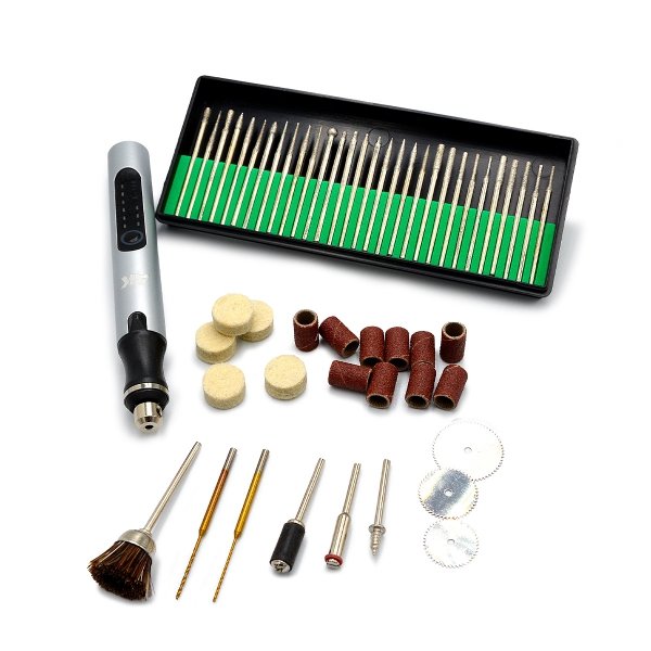 AK Interactive AK9539 CORDLESS ROTARY TOOL with ACCESSORIES