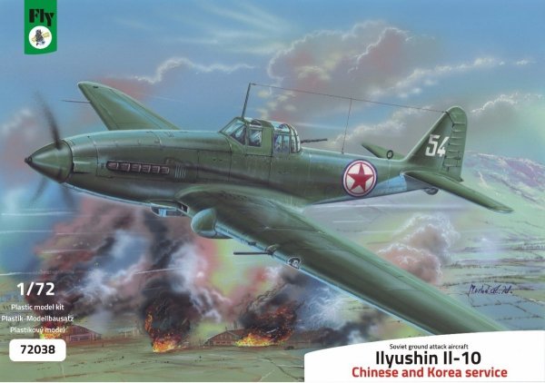 Fly 72038 Ilyushin Il-10 Chinese and Korea service 1:72