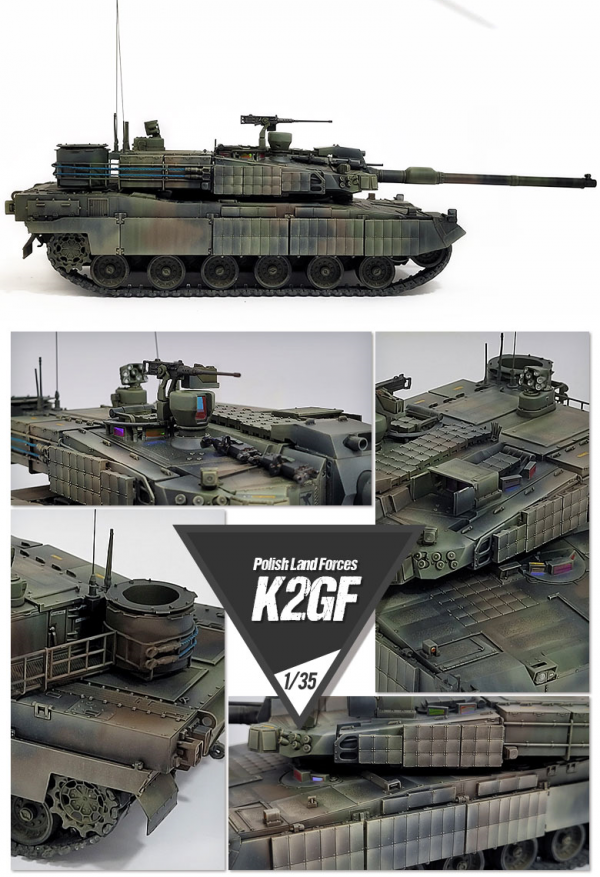 Academy 13560 Polish Land Forces K2GF 1/35