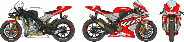 Tamiya 14100 Yamaha YZR-M1 2004 (1:12)