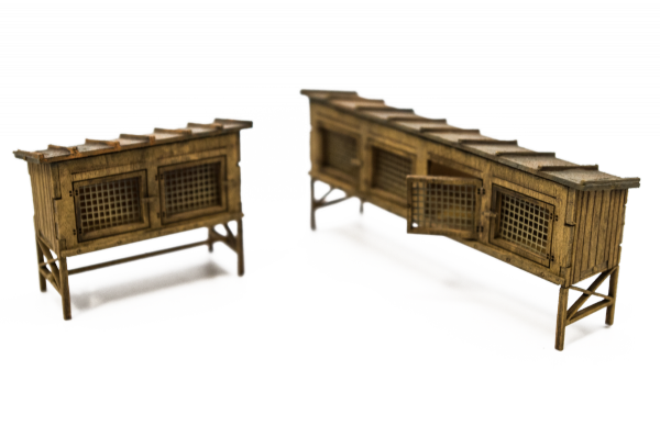 RT-Diorama 35596 Rabbit hutch (2 pieces) 1/35