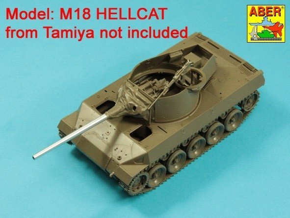 Aber 35L-325 Lufa 76mm M1A1 do działa pancernego M18 Helcat 1/35