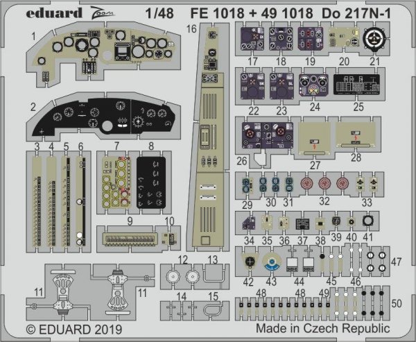 Eduard 491018 Do 217N-1 1/48 ICM
