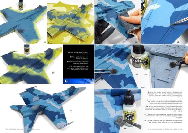 AK-Interactive AK2941 ACES HIGH 19: AGGRESSORS IN BLUE (English / Spanish)