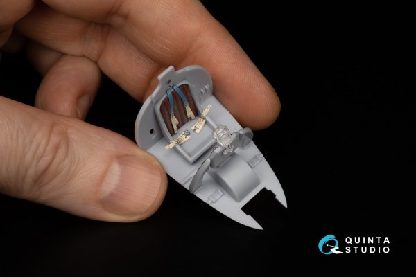 Quinta Studio QD48338 DH Vampire FB.5/FB.9 3D-Printed coloured Interior on decal paper (Airfix) 1/48