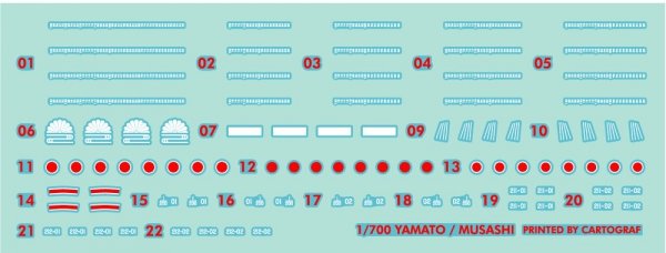 Pontos 70002R1 IJN Battleship Yamato 1945 (New Tool Full Hull ) 1/700