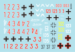 Star Decals 35-C1214 German tanks in Norway &amp; Finland # II 1/35