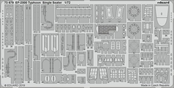 Eduard 73679 EF-2000 Typhoon Single Seater REVELL 1/72