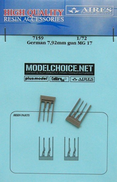 Aires 7159 German M. G. 17 guns 1/72 
