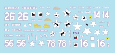 Star Decals 72-A1168 72-A1168 US 6th Armored Division 2 The Super-Sixth in Europe 1944-45 1/72
