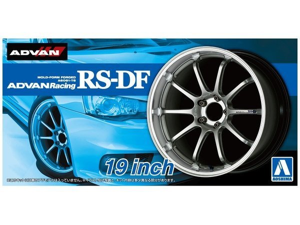 Aoshima 05328 ADVAN Racing RS-DF 19 inch 1/24