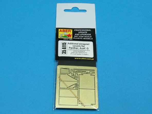 Aber 35A115 Aditional shrapnel covers for Panther Ausf.G (1:35)