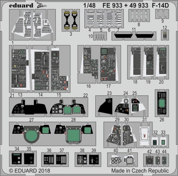 Eduard FE933 F-14D 1/48