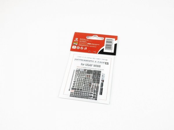 Red Fox Studio QS-32187 Instruments &amp; Gauges set for USAF WWII for all Aircraft 1/32