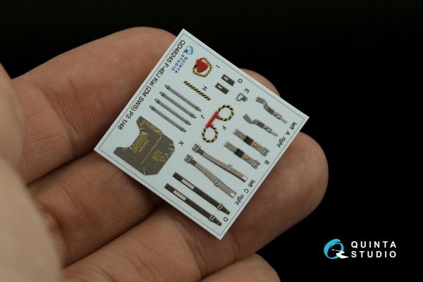 Quinta Studio QD48245 F-4EJ Kai 3D-Printed &amp; coloured Interior on decal paper (ZM SWS) 1/48