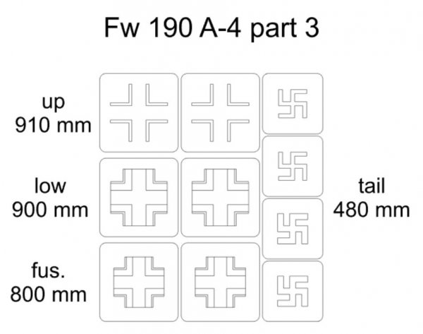 Omask 24005 Fw 190 A-4 part 3 1/48