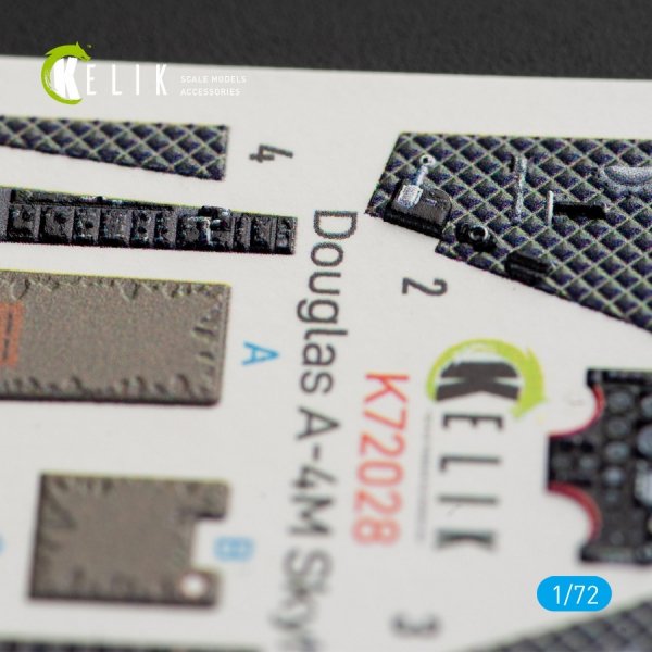 KELIK K72028 A-4M &quot;SKYHAWK&quot; INTERIOR 3D DECALS FOR FUJIMI/HOBBY 2000 KIT 1/72
