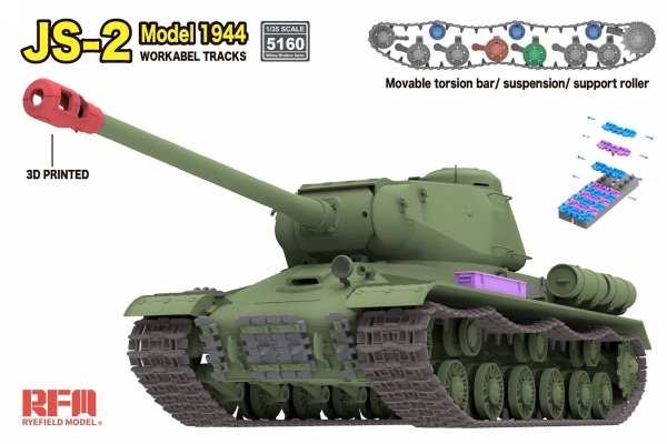 Rye Field Model 5160 JS-2 with Upgrades Announced 1/35