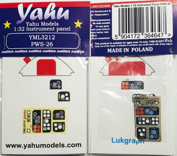 Yahu YML3212 PWS-26 (For Lukgraph) 1/32