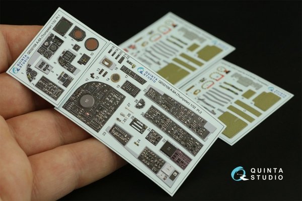 Quinta Studio QD32108 A-6A Intruder 3D-Printed &amp; coloured Interior on decal paper (Trumpeter) 1/32