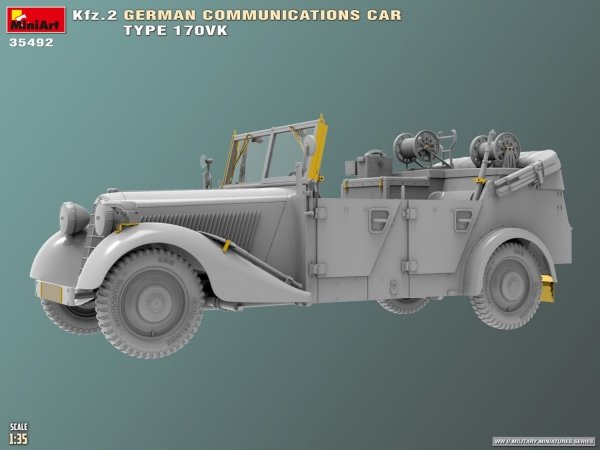Mini Art 35492 Kfz.2 German Communications Car Type 170VK 1/35