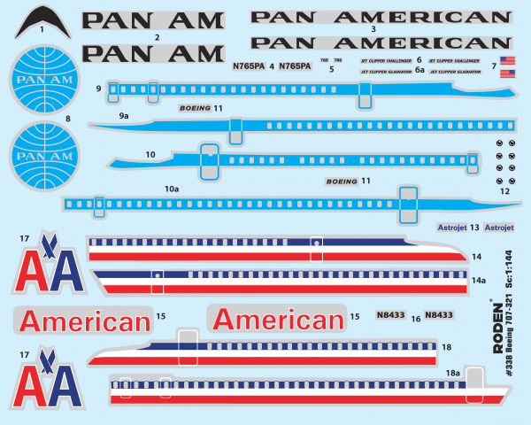 Roden 338 Boeing 707-321 1/144