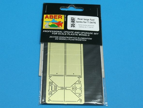 Aber 35A097 Rear large fuel tanks for T-34/76 (1:35)