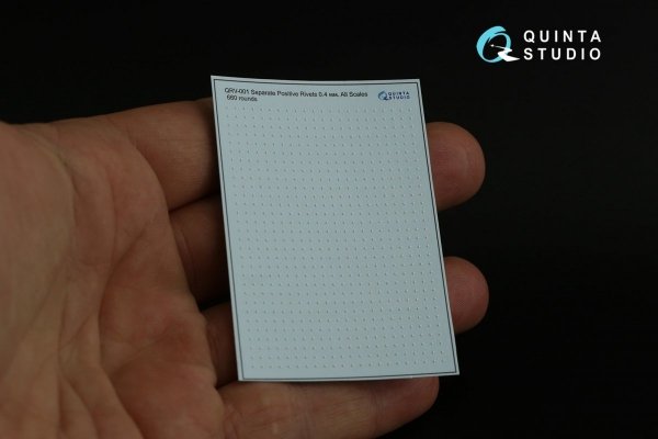 Quinta Studio QRV-005 Separate positive rivets, 0.8mm (0.031&quot;), 660 pcs
