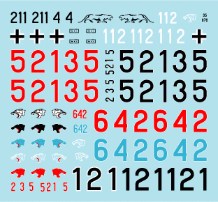 Star Decals 35-876 Panther Ausf D Summer of 43 1/35